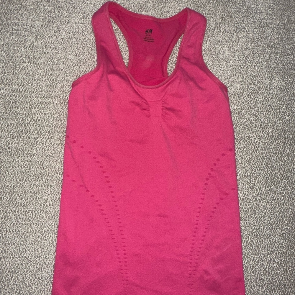 Brand new H&M Vibrant Pink Racerback Tank Top